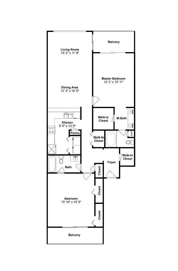 Edgewater Villa 3317 Panama City Beach Apartment